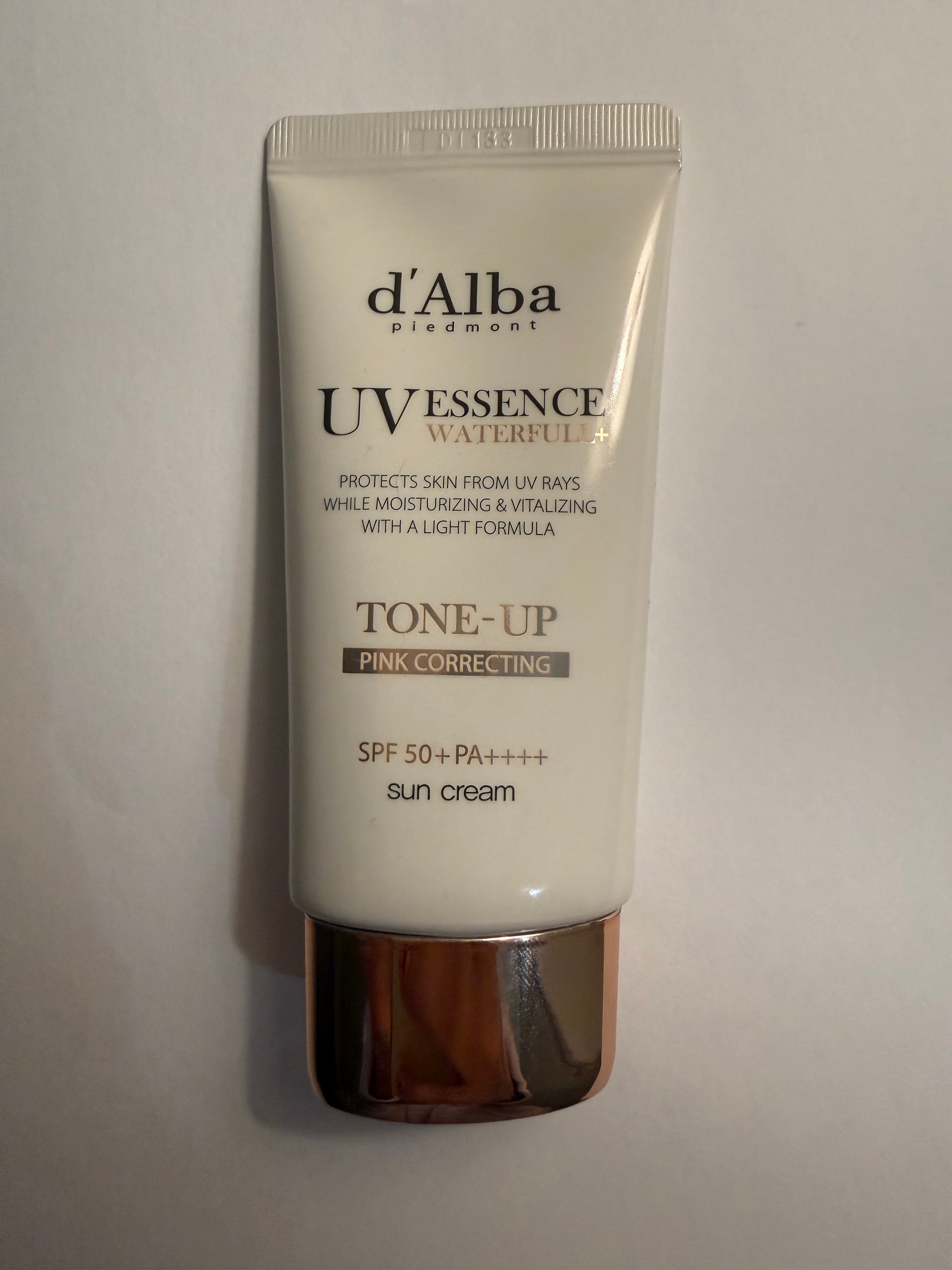 d'Alba UV Essence Waterful Tone-Up Sun Cream SPF 50+ PA++++